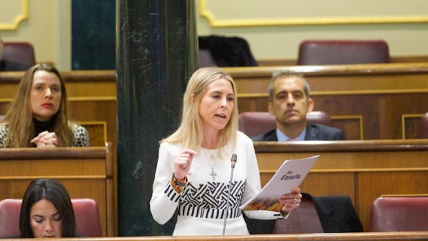 ep la diputada de vox maria teresa lopez alvarez durante la sesion de control al gobiero en el