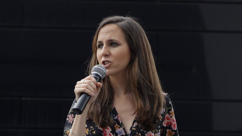ep la ministra de derechos sociales ione belarra en el ultimo acto de su campana por liderar podemos ep la ministra de derechos sociales ione belarra en el ultimo acto de su campana por liderar podemos