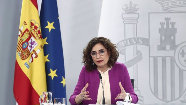 ep la ministra de hacienda y portavoz del gobierno maria jesus montero durante una rueda de prensa 20210411120503