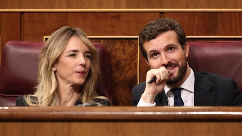 ep la portavoz del pp en el congreso de los diputados cayetana alvarez de toledo y el presidente del 20200104110609