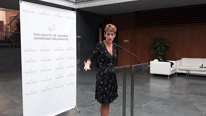 ep la presidenta de navarra maria chivite