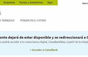 ep la web de bankia anuncia que dejara de funcionar y se redireccionara al portal de caixabank