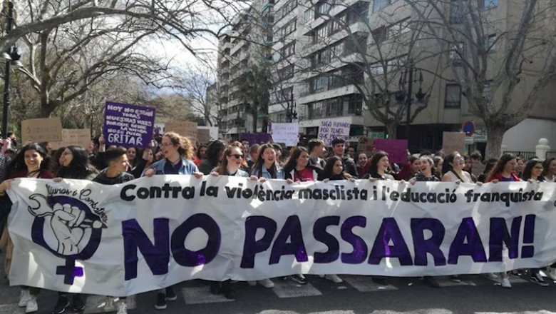 ep manifestacion de estudiantes en valncia