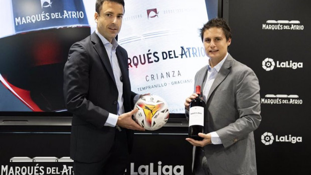 ep marques del atrio sera el vino oficial de laliga dos temporadas mas
