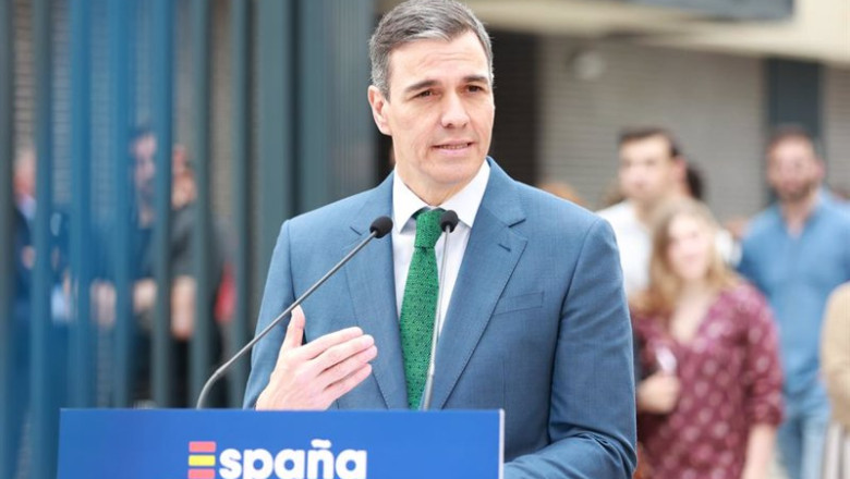 Pedro Sánchez, este lunes en Dos Hermanas (Sevilla) | ROCÍO RUZ-EUROPA PRESS ep pedro sanchez este lunes en dos hermanas sevilla