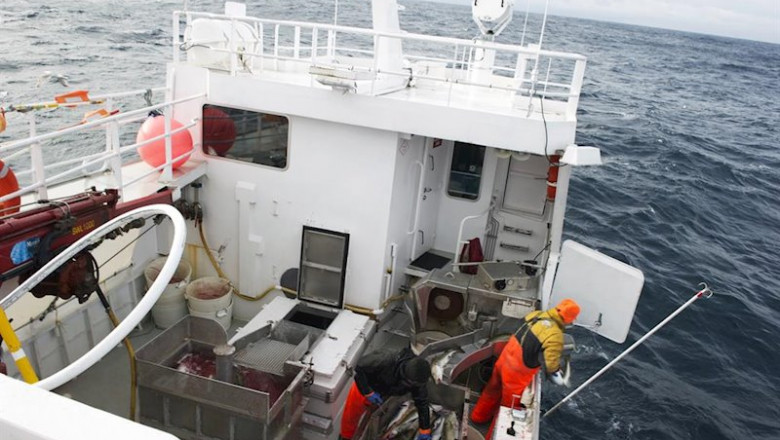ep pescadores en el mar de noruega
