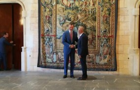 ep rey felipe vi recibepresidenteconsellmallorca miquel ensenyat