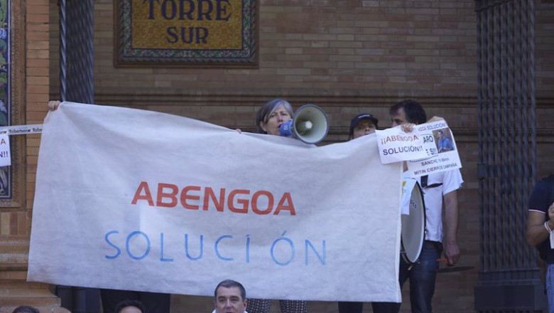 ep trabajadores de abengoa piden una solucion para la empresa