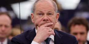 le chancelier allemand olaf scholz a strasbourg en france 