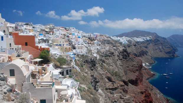 santorini, grecia, playa, griega
