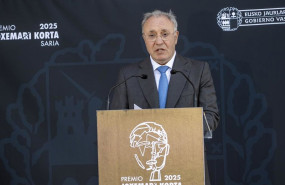 ep archivo   el presidente de sidenor jose antonio jainaga interviene durante el acto de entrega del