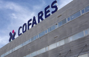ep archivo   logo de cofares en su sede de madrid