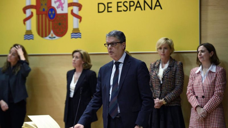 Archivo - Toma de posesión de Roberto Sánchez como nuevo secretario de Estado de Telecomunicaciones e Infraestructuras Digitales | Óscar Cañas - Europa Press - Archivo ep archivo - toma de posesion de roberto sanchez como nuevo secretario de estado de