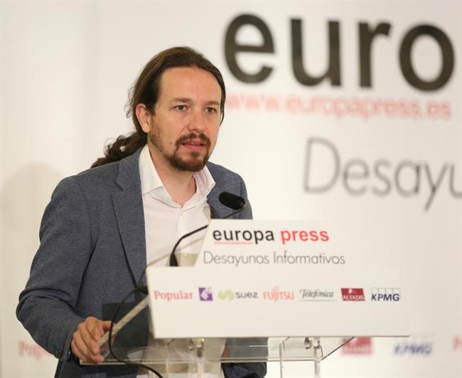 Desayuno informativo de Europa Press con Pablo Iglesias | EUROPA PRESS ep desayuno informativoeuropa presspablo iglesias 20170628105608