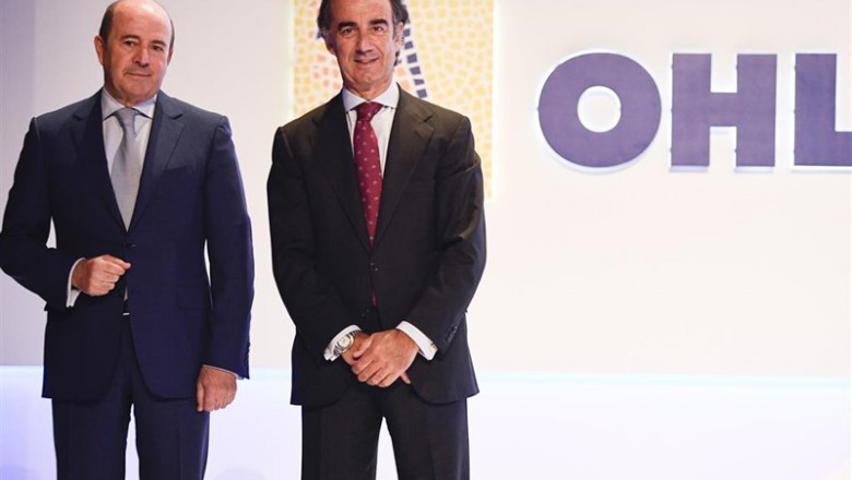 El consejero delegado de OHL, José Antonio Fernández Gallar, y el presidente de OHL, Juan Villar-Mir. | OHL ep economiaempresas- ohl recibe ofertasreclamacionessus obras fallidas
