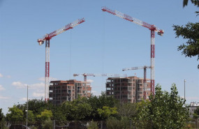 ep edificio en construccion en madrid espana a 6 de julio de 2020