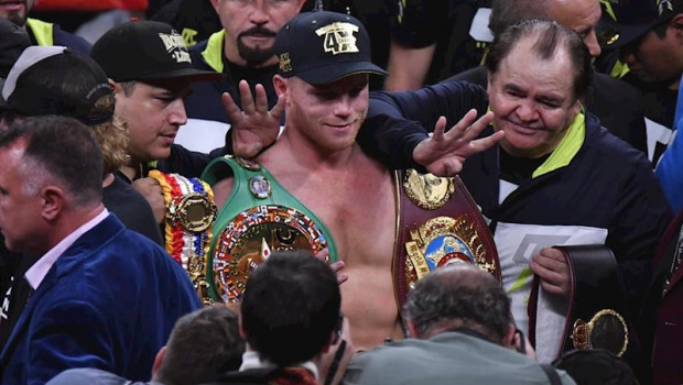 ep el boxeador mexicano saul canelo alvarez nuevo campeon del peso semicompleto de la organizacion