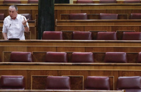 ep el diputado de compromis joan baldovi durante su intervencion este miercoles en la sesion de
