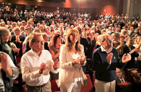 ep el expresidente de la generalitat artur mas la diputada laura borrs y el presidente quim torra en