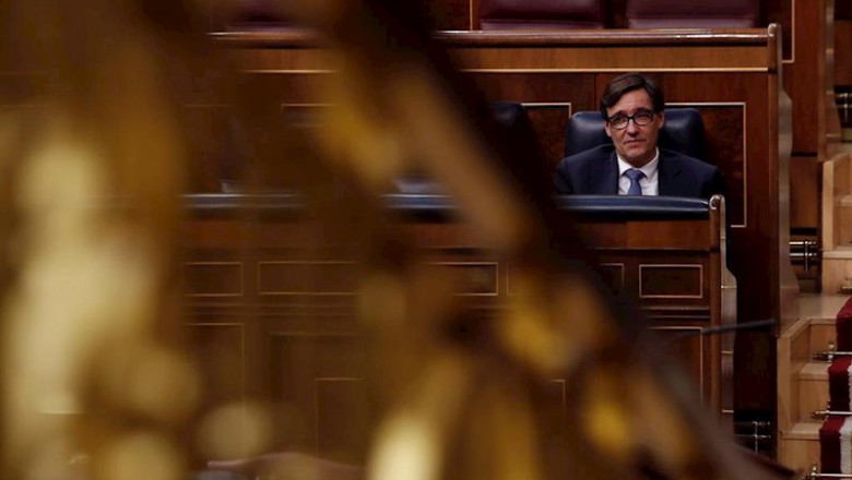 ep el ministro de sanidad salvador illa durante el pleno del congreso ep el ministro de sanidad salvador illa durante el pleno del congreso