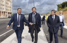 ep el ministro de transporte y movilidad sostenible oscar puente visita las obras para adecuar al