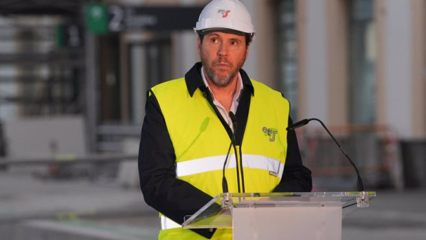 ep el ministro de transportes y movilidad sostenible oscar puente en la estacion del norte de san