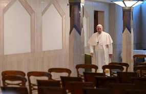 ep el papa en una de las misas matutinas de santa marta sin fieles por el coronavirus