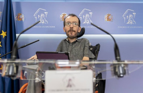 ep el portavoz de unidas podemos pablo echenique este martes en el congreso
