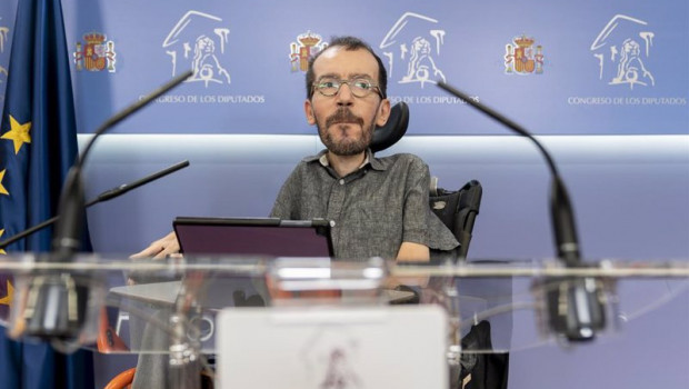 ep el portavoz de unidas podemos pablo echenique este martes en el congreso