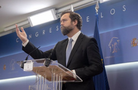 ep el portavoz de vox en el congreso ivan espinosa de los monteros interviene en una rueda de prensa
