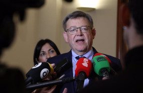 ep el presidente de la generalitat ximo puig atiende a los medios en castello