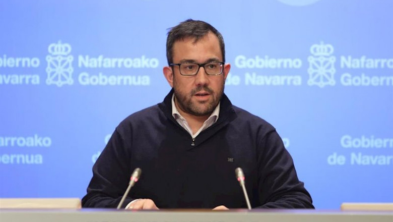 ep el vicepresidente del gobierno de navarra javier remirez