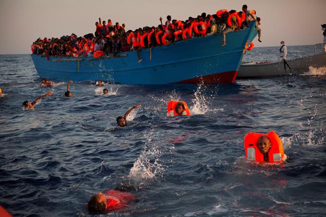EU Libya Migrants | AP / EMILIO MORENATTI ep eu libya migrants