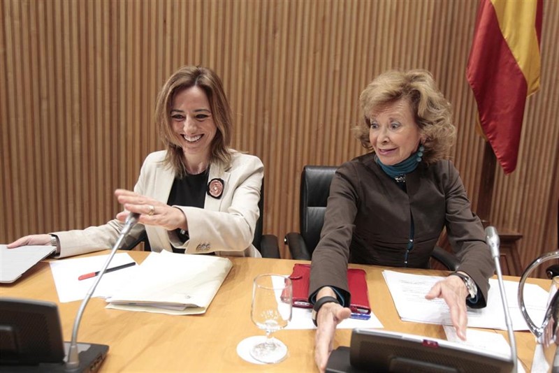 ep fernandez de la vega y carme chacon en homenaje a peces barba