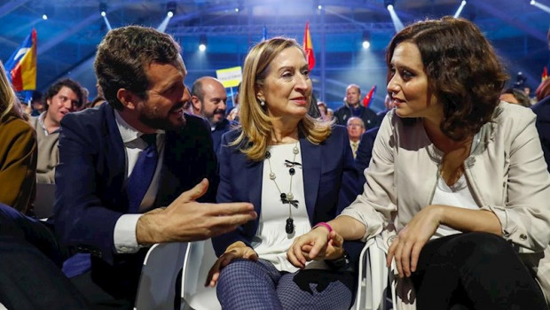 ep i-d el presidente del pp y candidato del partido a la presidencia del gobierno pablo casado la