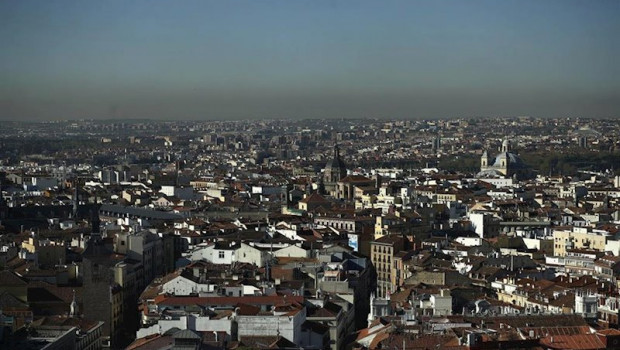 ep imagen de la ciudad de madrid tomada desde la centrica zona de callao donde son evidentes los