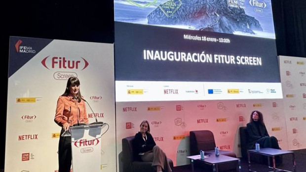 ep inauguracion del stand de fitur screen en fitur 2023