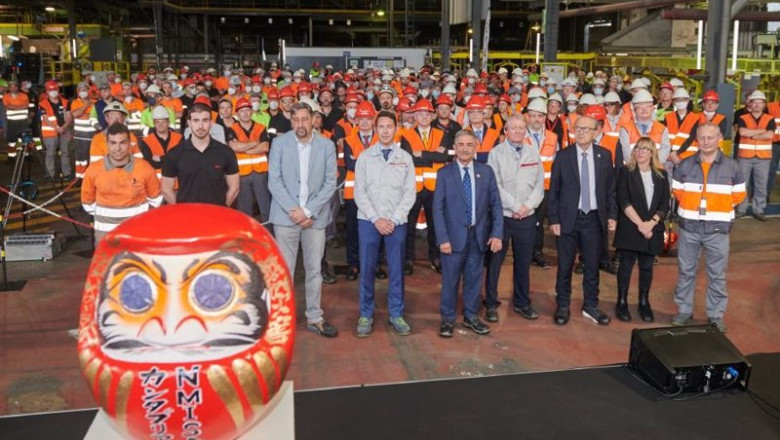 ep inauguracion nueva linea de moldeo de nissan en los corrales