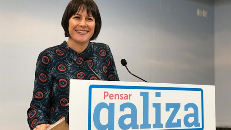 ep la candidata del bng ana ponton en su regreso de su permiso de maternidad ante las elecciones