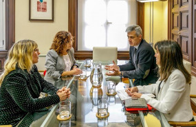 ep la consejera de empleo ana belen alvarez con el sectterio de estado de vivienda david lucas