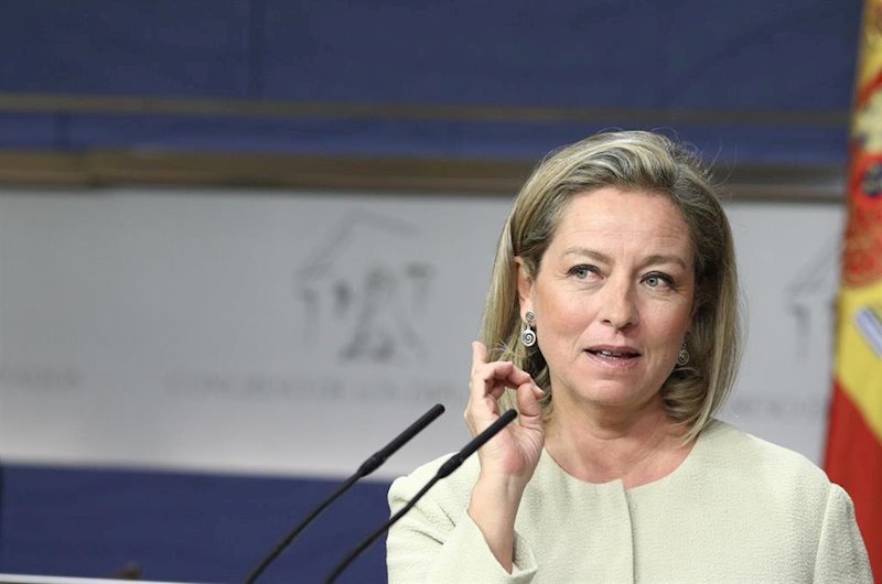 ep la diputada de coalicion canaria ana oramas en rueda de prensa en el congreso