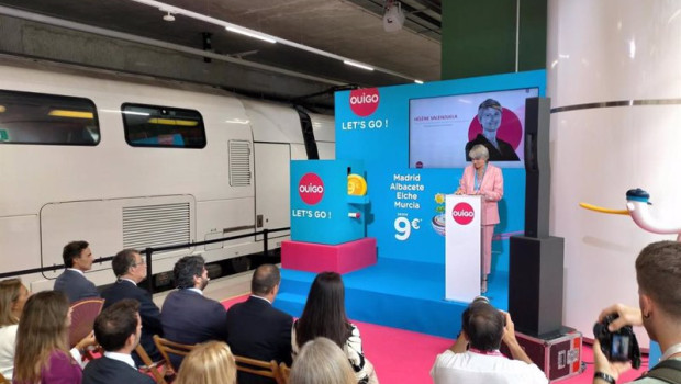 ep la directora general de ouigo helne valenzuela en el acto de inauguracion de la nueva linea de