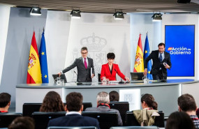 ep la ministra de inclusion seguridad social y migraciones elma saiz el ministro de la presidencia