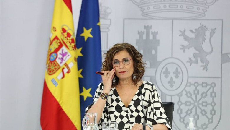 La ministra portavoz, María Jesús Montero. | EUROPA PRESS/B.Ciscar.POOL - Europa Press ep la ministra portavoz maria jesus montero comparece en r ueda de prensa tras la celebracion del