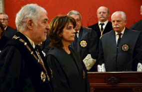 ep la nueva fiscal general del estado dolores delgado d junto con el magistrado candido