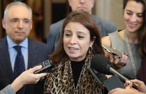 ep la portavoz del grupo socialista adriana lastra en declaraciones a los medios
