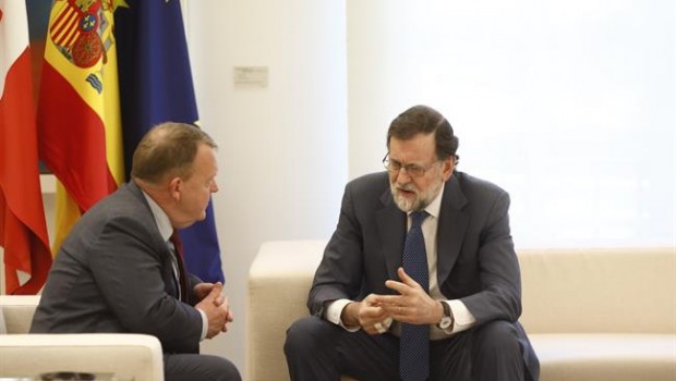 ep rajoy recibela moncloaprimer ministrodinamarca lars lokke rasmussen
