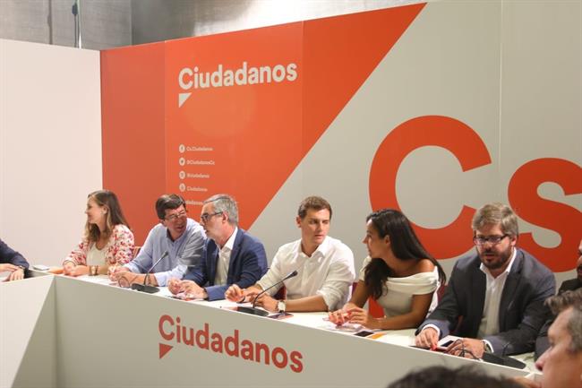 Reunión del Comité Ejecutivo Nacional de Ciudadanos en Málaga. | ALEX ZEA (EUROPA PRESS) ep reunioncomite ejecutivo nacionalciudadanosmalaga