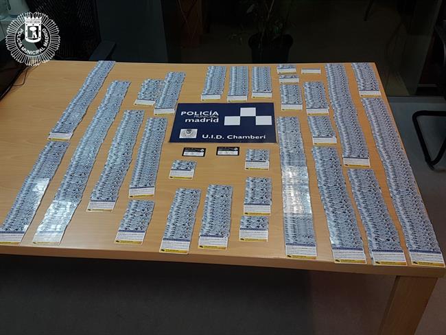 Abonos del Real Madrid intervenidos | POLICÍA MUNICIPAL DE MADRID ep abonosreal madrid intervenidos