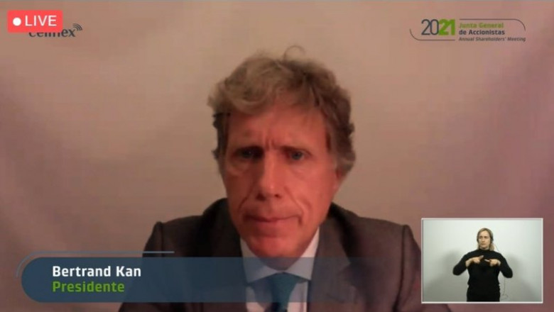 Archivo - El presidente de Cellnex, Bertrand Kan, en la Junta General de Accionistas de la compañía 2021 | CELLNEX - Archivo ep archivo el presidente de cellnex bertrand kan en la junta general de accionistas de la compania